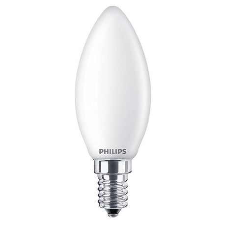 Philips - FL-CP-LCND4.3SESOVWW PHI - Philips Classic LEDCandle ND 4.3-40W E14 Small Edison Screwed Cap 827 B35 FR