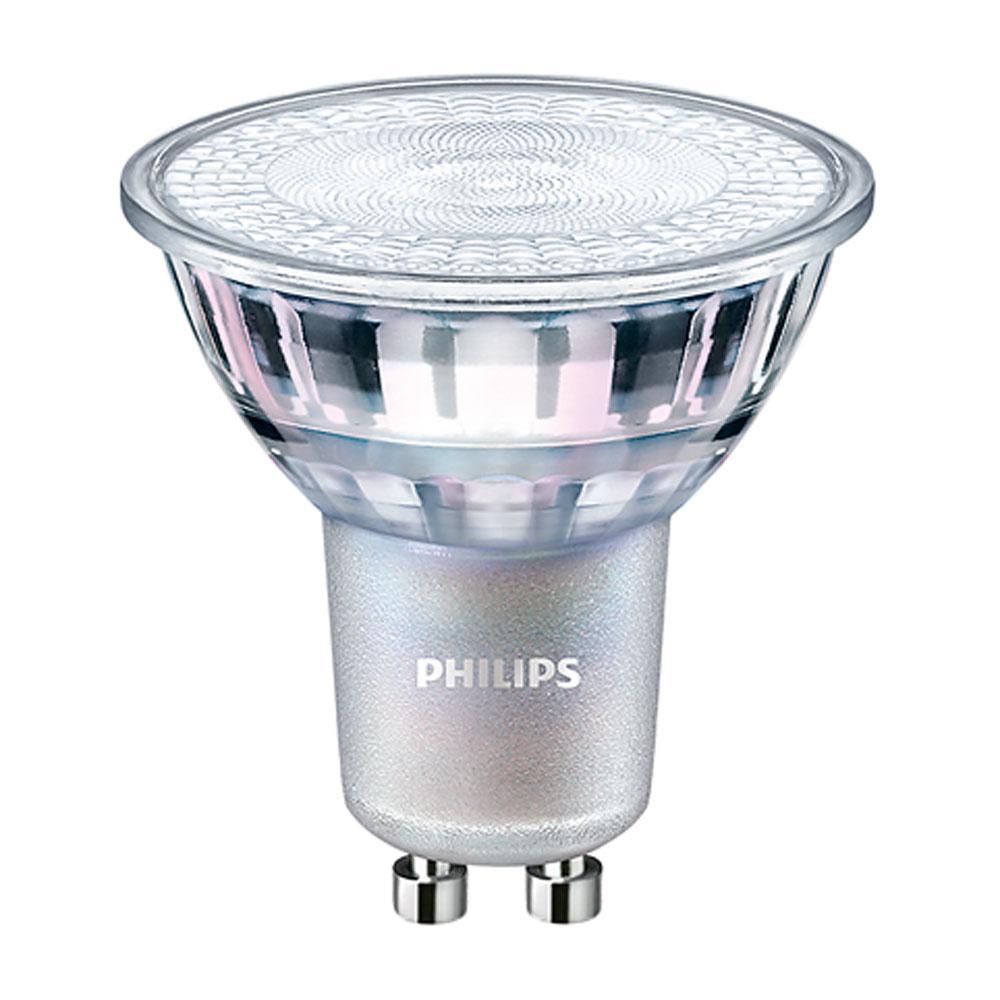 Philips - FL-CP-LGU10/3.7CW60/RA90/DIM PHI - Philips Philips Master LEDspotMV D GU10 3.7W 60 Degrees. 35W Equivalent 4000K CRI 90 Dimmable GU10 4000K Cool White