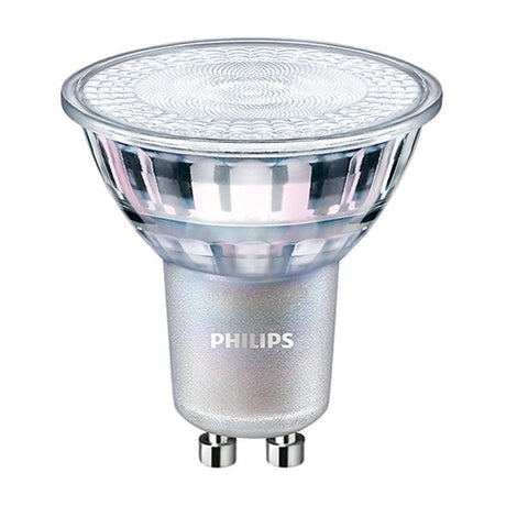 Philips - FL-CP-LGU10/3.7WW60/RA90/DIM PHI - Philips 929002979902 Master LEDspotMV GU10 3.7W 60 Deg 3000K CRI90 Dimmable Philips LED 50mm GU10 LED Lamps