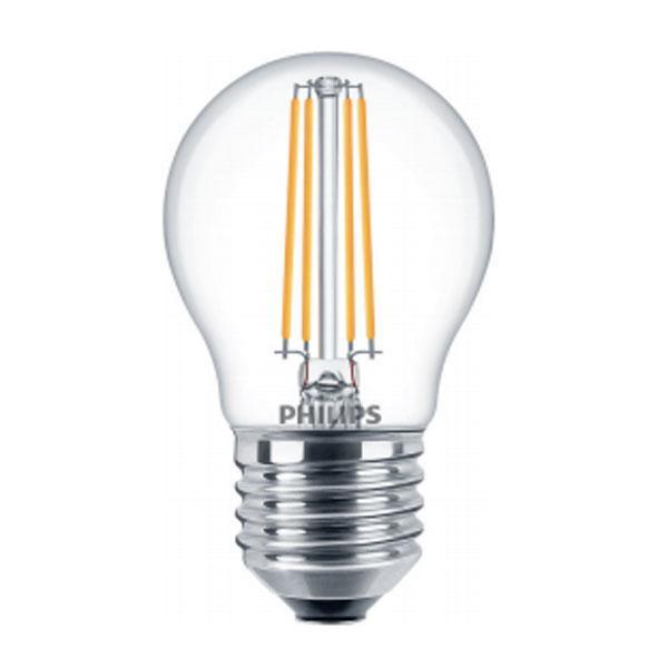 Philips - FL-CP-LRND45ESC/5VWW/DIM PHI - Philips Philips Philips Classic LEDLuster D 5-40W P45 E27 827 2700K Very Warm White Clear Dimmable E27 Edison Screw ES 2700K Very Warm White