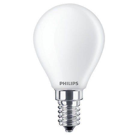 Philips - FL-CP-LRND45SESO/4.3VWW PHI - Philips Philips Classic LEDLuster ND 4.3-40W P45 E14 Small Edison Screwed Cap 827 Very Warm White Frosted