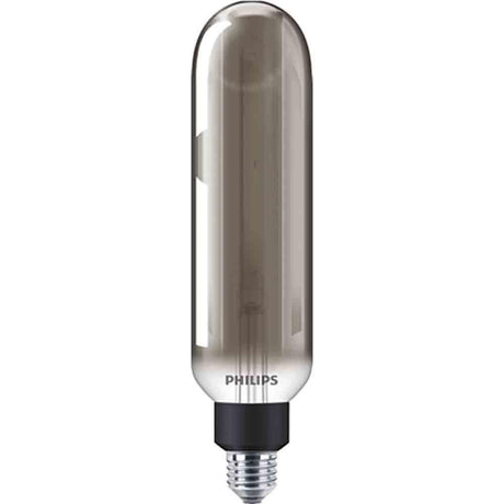 Philips - FL-CP-LSQ6.5T65ESS/DIM PHI - Philips Philips LED Classic Giant Tubular Lamp 6.5W E27 T65 Smoky 4000K Dimmable Philips E27 Edison Screw ES 4000K Cool White