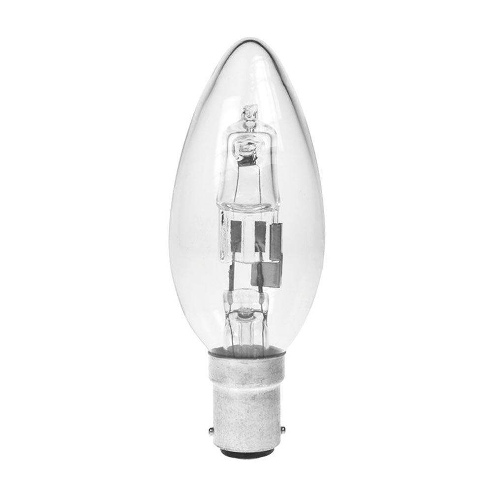 Plain White Box - FL-CP-HCND28SBCC STA - Plain White Box Halogen Candles Halogen Candle 240V 28W SBC Part Number =