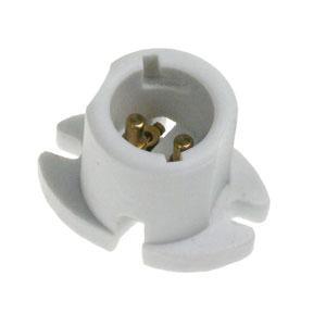 Plain White Box - FL-CP-LH/BC/P/F - Currently Unassigned Porcelain BC B22d Bayonet Cap Lampholder External Fix