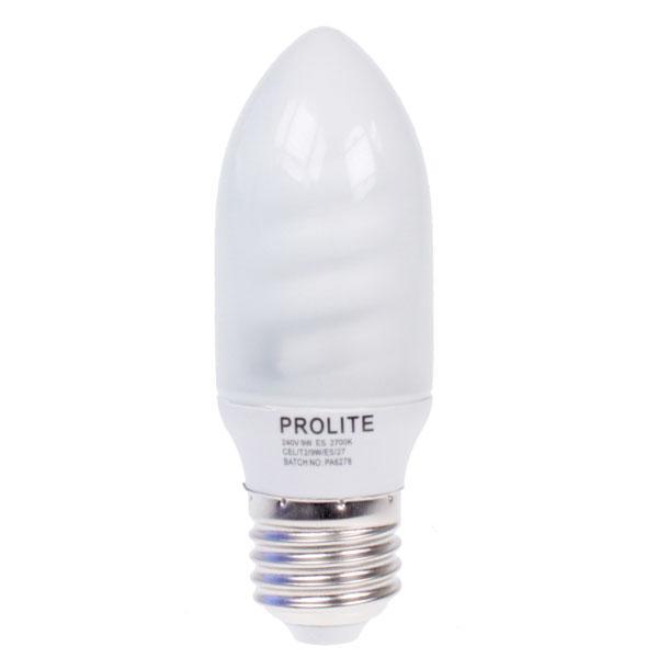 Prolite - FL-CP-EC7ES82/08 PRO - Prolite Prolite Candle 240V 7W ES E27 Edison Screwed Cap