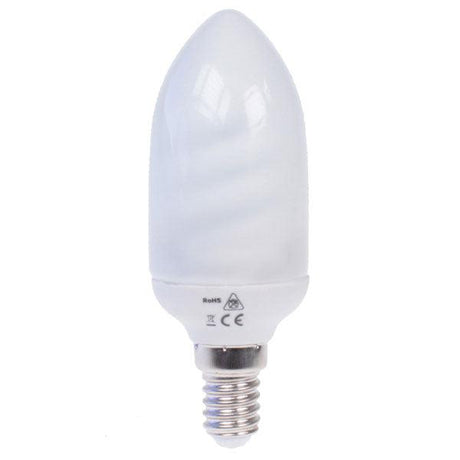 Prolite - FL-CP-EC7SES82/08 PRO - Prolite CEL/T2/7W/SES CANDLE 7W SES 8KH Low Energy Lamps