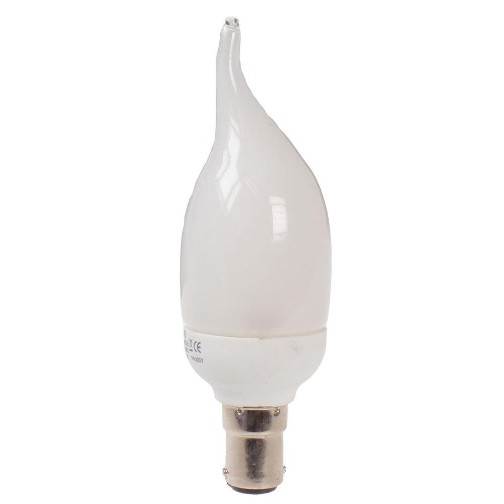 Prolite - FL-CP-ECV7SBC82/08 PRO - Prolite CELF/7W/SBC/2700K CELF/7W/SBC FLAME TIP Low Energy Lamps