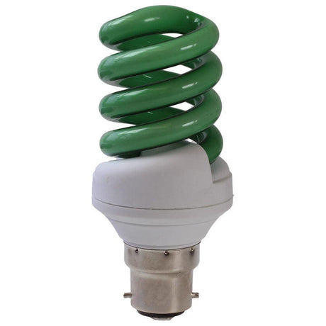 Prolite - FL-CP-EH18BC/GREEN PRO - Prolite Energy Saving Spirals and Sticks HELIX 18W B22d GREEN Part Number = HELIX/18W/BC/GR