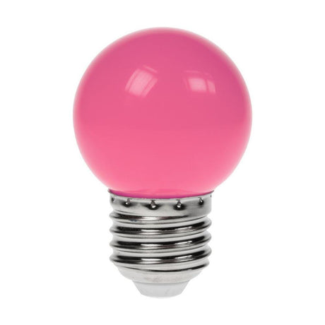 Prolite - FL-CP-LRND45ES/1.5PINK PRO - Prolite LED 45mm Round 1.5W E27 Pink MPN = GOLF/1.5W/ES/PINK