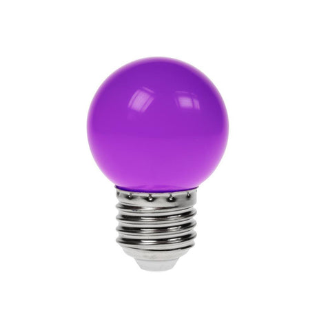 Prolite - FL-CP-LRND45ES/1.5PURPLE PRO - Prolite LED 45mm Round 1.5W E27 Purple MPN = GOLF/1.5W/ES/PURPLE