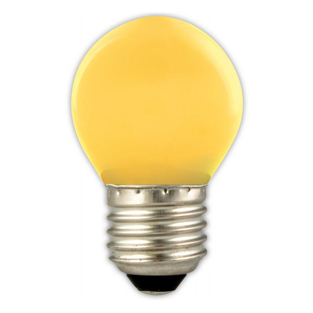 Prolite - FL-CP-LRND45ESY PRO - Prolite LED RND45 1W ES E27 Edison Screwed Cap Yellow