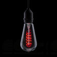 Prolite - FL-CP-LSQ4ESR/DIM PRO - Prolite LED Filament Prolite LED Squirrel Cage 240V 4W E27 Red Dimmable Part Number = ST64/FILDIM/4W/ES/RED