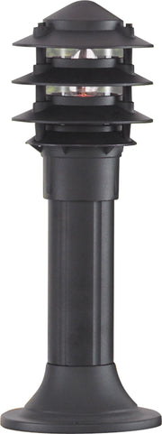 Searchlight - 1075-450 - Searchlight Bollards Outdoor Post - Black Metal & Clear Glass Search Light Part Number 1075-450