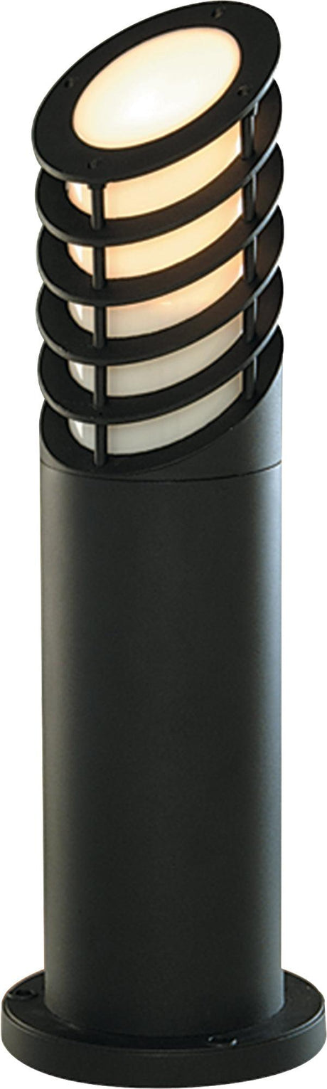 Searchlight - 1086-450 - Searchlight Bollards 450mm Outdoor Post - Black Aluminium & Glass, IP44 Search Light Part Number 1086-450