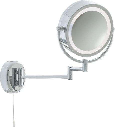 Searchlight - 11824 - Searchlight Illuminating Bathroom Mirror With Swing Arm - Chrome, IP44 Search Light Part Number 11824