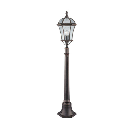 Searchlight - 1568 - Searchlight Capri Outdoor Post - Aluminium, Rustic Brown & Glass, IP23 Search Light Part Number 1568