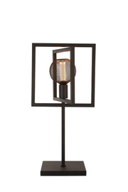 Searchlight - 23201-1BK - Searchlight Plaza Table Lamp - Matt Black Metal Search Light Part Number 23201-1BK