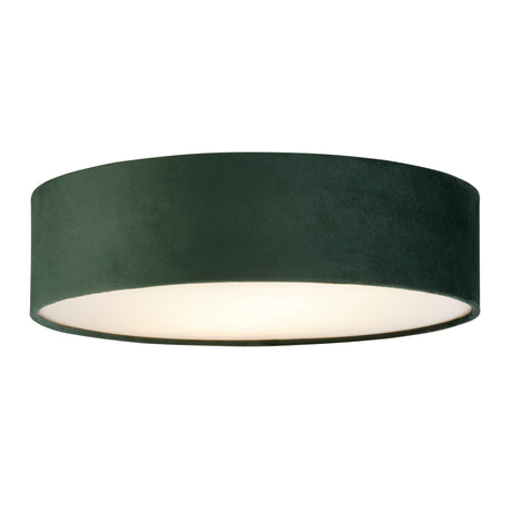 Searchlight - 23298-2GR - Searchlight Drum 2Lt Flush - Green Velvet Search Light Part Number 23298-2GR