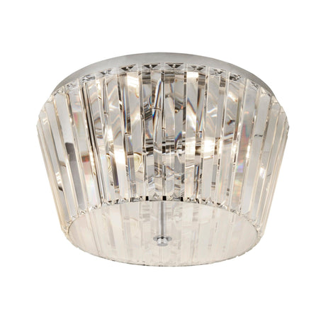 Searchlight - 2893-3CC - Searchlight Tiara 3Lt Flush - Chrome Meal Search Light Part Number 2893-3CC