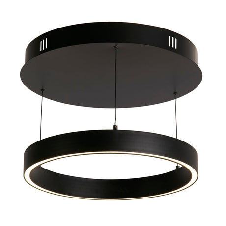 Searchlight - 30410BK - Searchlight Layla Gesture Control Pendant - Black Metal & Opal Acrylic Search Light Part Number 30410BK