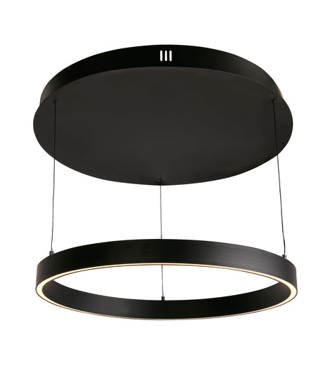 Searchlight - 30411BK - Searchlight Layla Gesture Control Pendant - Black Metal & Opal Acrylic Search Light Part Number 30411BK