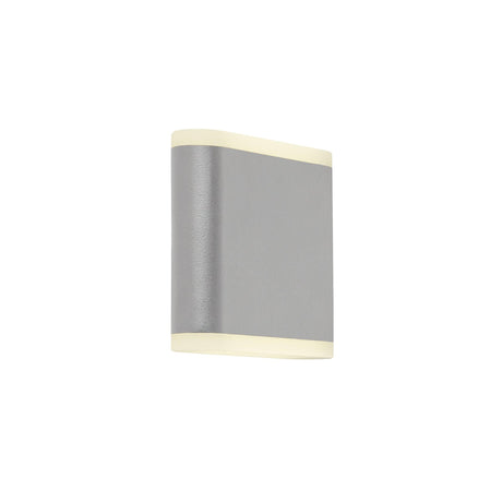 Searchlight - 3486GY - Searchlight Stratford Outdoor Wall Light - Grey Metal & White Polycarb Search Light Part Number 3486GY