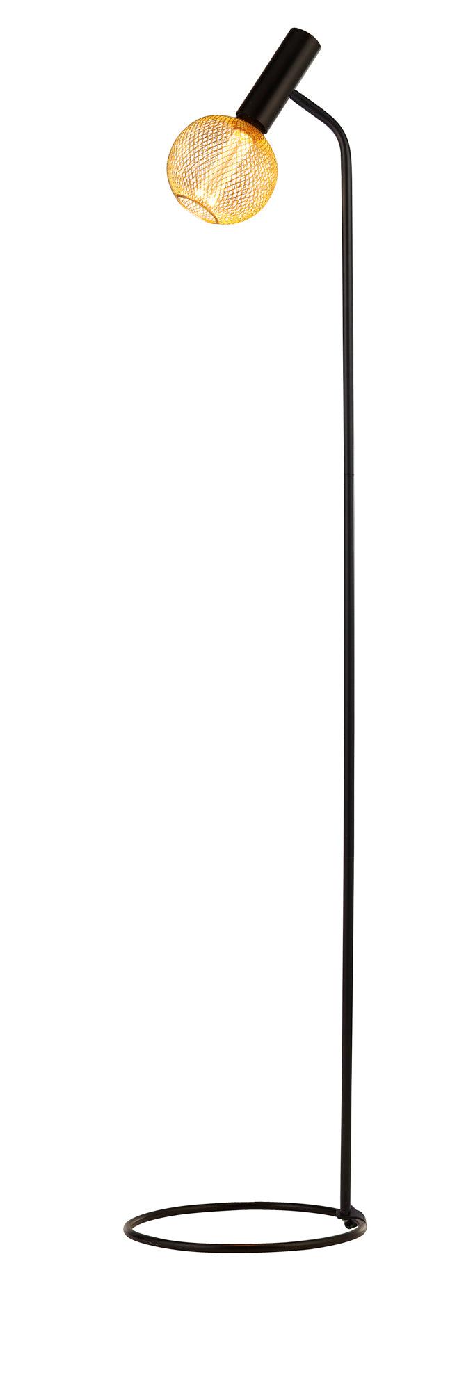 Searchlight - 35722-1BK - Searchlight Dulwich Floor Lamp - Black Metal Search Light Part Number 35722-1BK