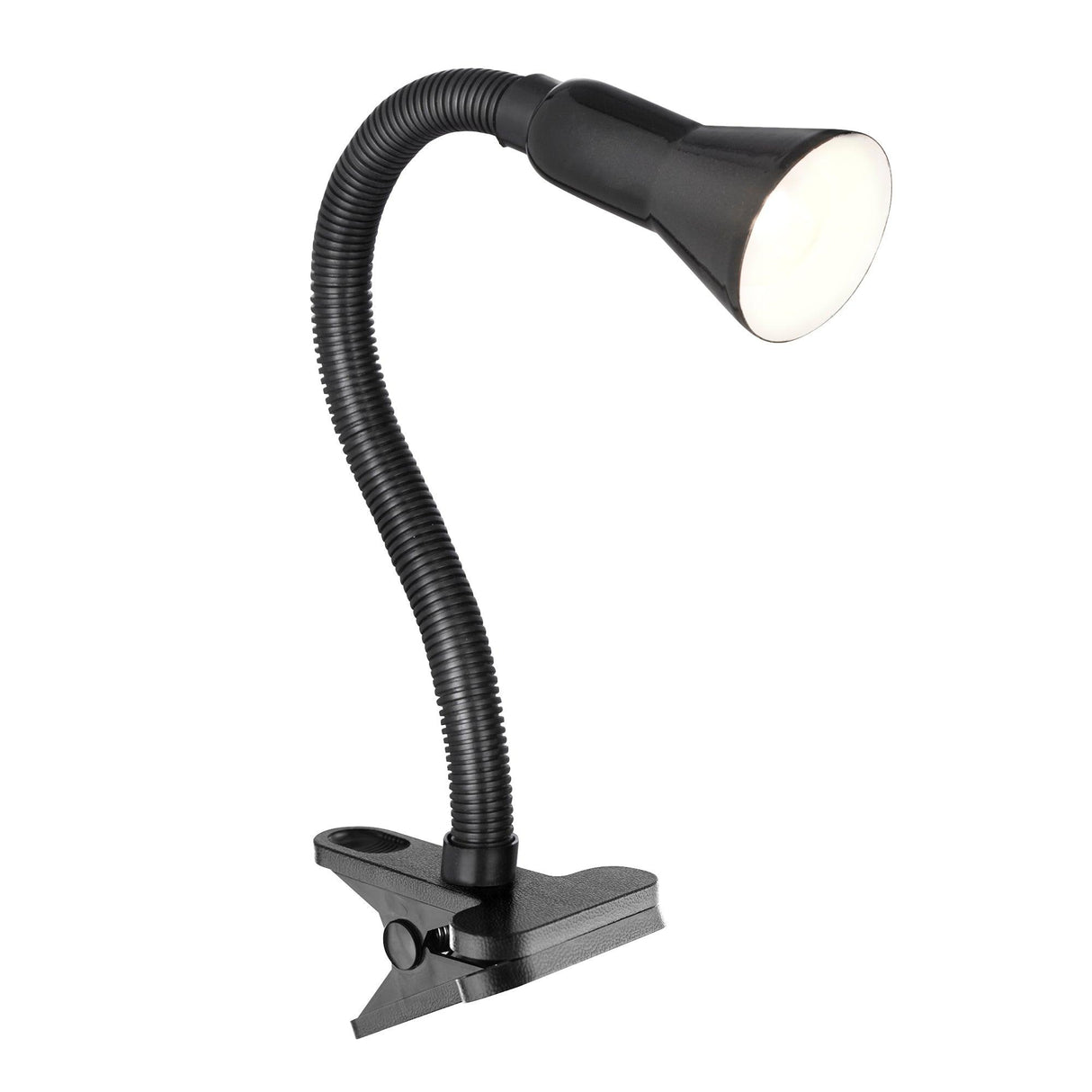 Searchlight - 4122BK - Searchlight Desk Partners Flex Clip Task Lamp - Black Metal Search Light Part Number 4122BK