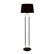 Searchlight - 41432SB - Searchlight Jazz Floor Lamp - Black, Satin Brass Metal & Black Velvet Search Light Part Number 41432SB