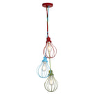 Searchlight Novelty 3Lt Pendant - Multi-Coloured Metal Search Light Part Number 4683-3