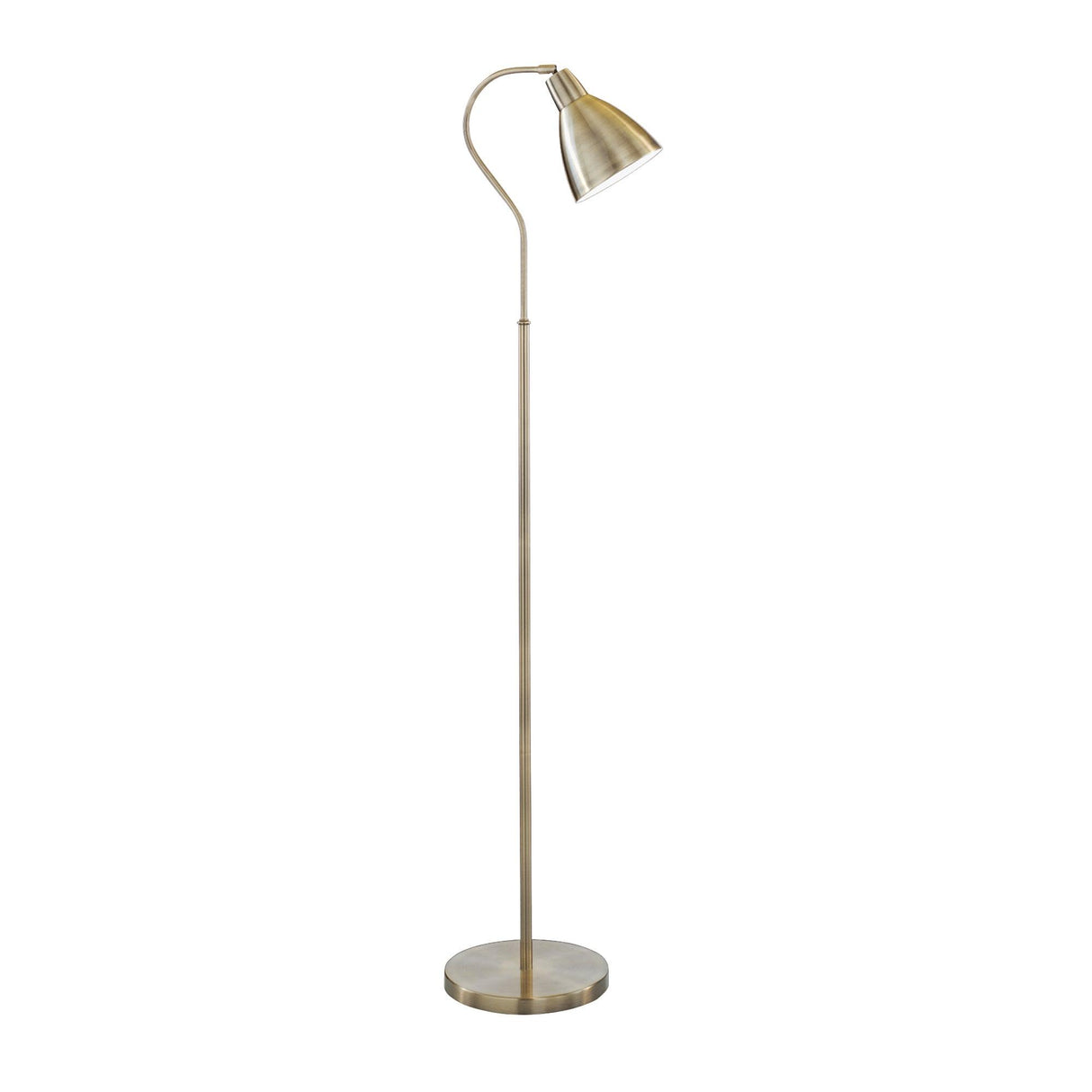 Searchlight - 5026AB - Searchlight Adjustable Floor Lamp - Antique Brass Search Light Part Number 5026AB