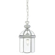 Searchlight - 5131CC - Searchlight Bevelled Lantern Pendant - Chrome Metal & Clear Glass Search Light Part Number 5131CC