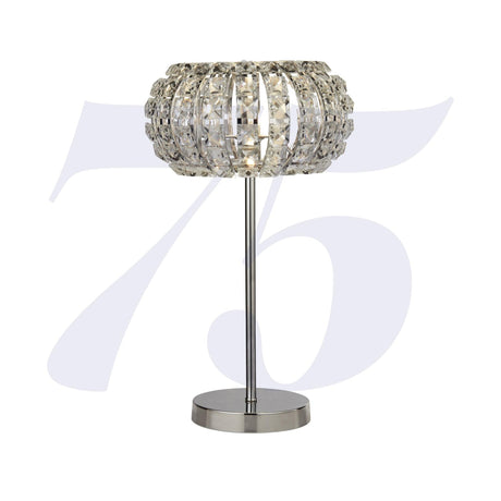 Searchlight - 5817CC - Searchlight Marylin Table Lamp - Chrome, Crystal Glass & Sand Diffuser Search Light Part Number 5817CC