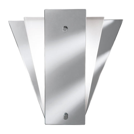 Searchlight - 6201 - Searchlight Art Deco Wall Mirror - Frosted Glass, Metal & Mirror Search Light Part Number 6201