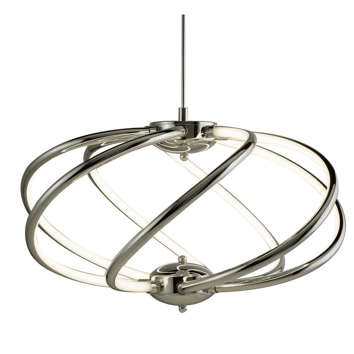 Searchlight - 6500-7CC - Searchlight Magic 7Lt Pendant - Chrome Metal & Opal Acrylic Search Light Part Number 6500-7CC