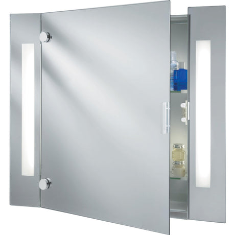 Searchlight - 6560 - Searchlight Bathroom Illuminated Mirror Cabinet & Shaver Socket, IP44 Search Light Part Number 6560