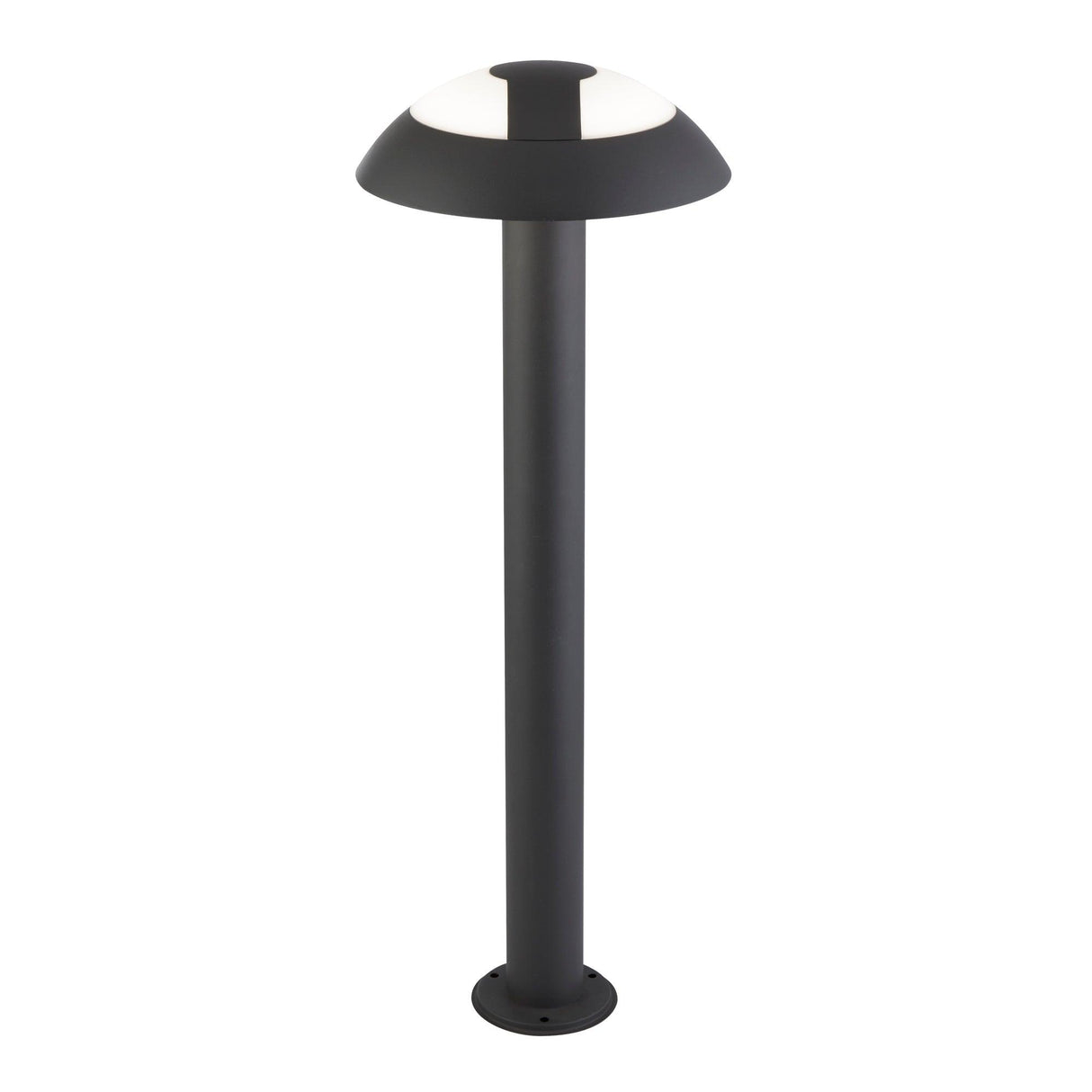 Searchlight - 7264-730 - Searchlight Mushroom Outdoor Post - Dark Grey & Opal Polycarbonate Search Light Part Number 7264-730