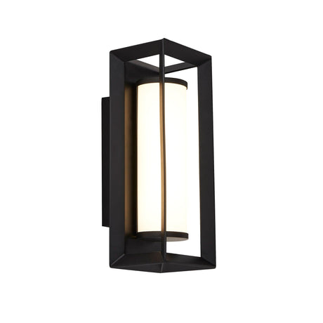 Searchlight - 74304-1BK - Searchlight Chaplin Wall Light - Black Metal & Opal Acrylic Search Light Part Number 74304-1BK