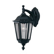 Searchlight - 82531BK - Searchlight Alex Outdoor Wall Light - Black Metal & Glass Search Light Part Number 82531BK