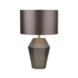 Searchlight - 8347SM - Searchlight Lucy Table Lamp - Smoked Glass & Satin Shade Search Light Part Number 8347SM