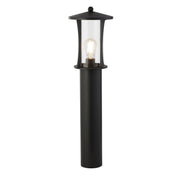 Searchlight - 8478-730 - Searchlight Pagoda Outdoor Post - Black Metal & Clear Glass Search Light Part Number 8478-730