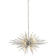 Searchlight - 8638-8CC - Searchlight Starburst 8Lt Ceiling Pendant - Chrome & Glass Search Light Part Number 8638-8CC