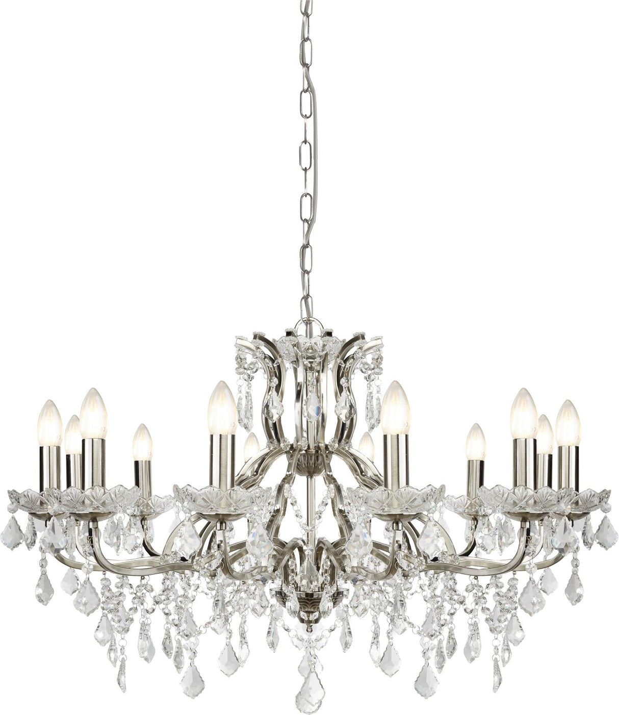 Searchlight - 87312-12SS - Chandelier