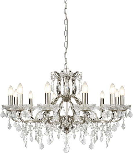 Searchlight - 87312-12SS - Chandelier