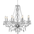 Searchlight - 8888-8CL - Searchlight Marie Therese 8Lt Pendant - Clear Glass & Acrylic Search Light Part Number 8888-8CL