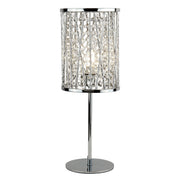 Searchlight - 8931CC - Searchlight Elise Table Lamp - Chrome & Crystal Drops Search Light Part Number 8931CC