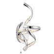 Searchlight - 9208CC - Searchlight Twirls Wall Light - Chrome Metal & Glass Search Light Part Number 9208CC