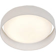 Searchlight - 9371-50WH - Searchlight Gianna LED Flush Ceiling Light - Acrylic, & Fabric Shade Search Light Part Number 9371-50WH