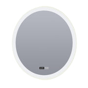 Searchlight - 96512 - Searchlight Round Bathroom Mirror - Digital Clock, Demister Search Light Part Number 96512