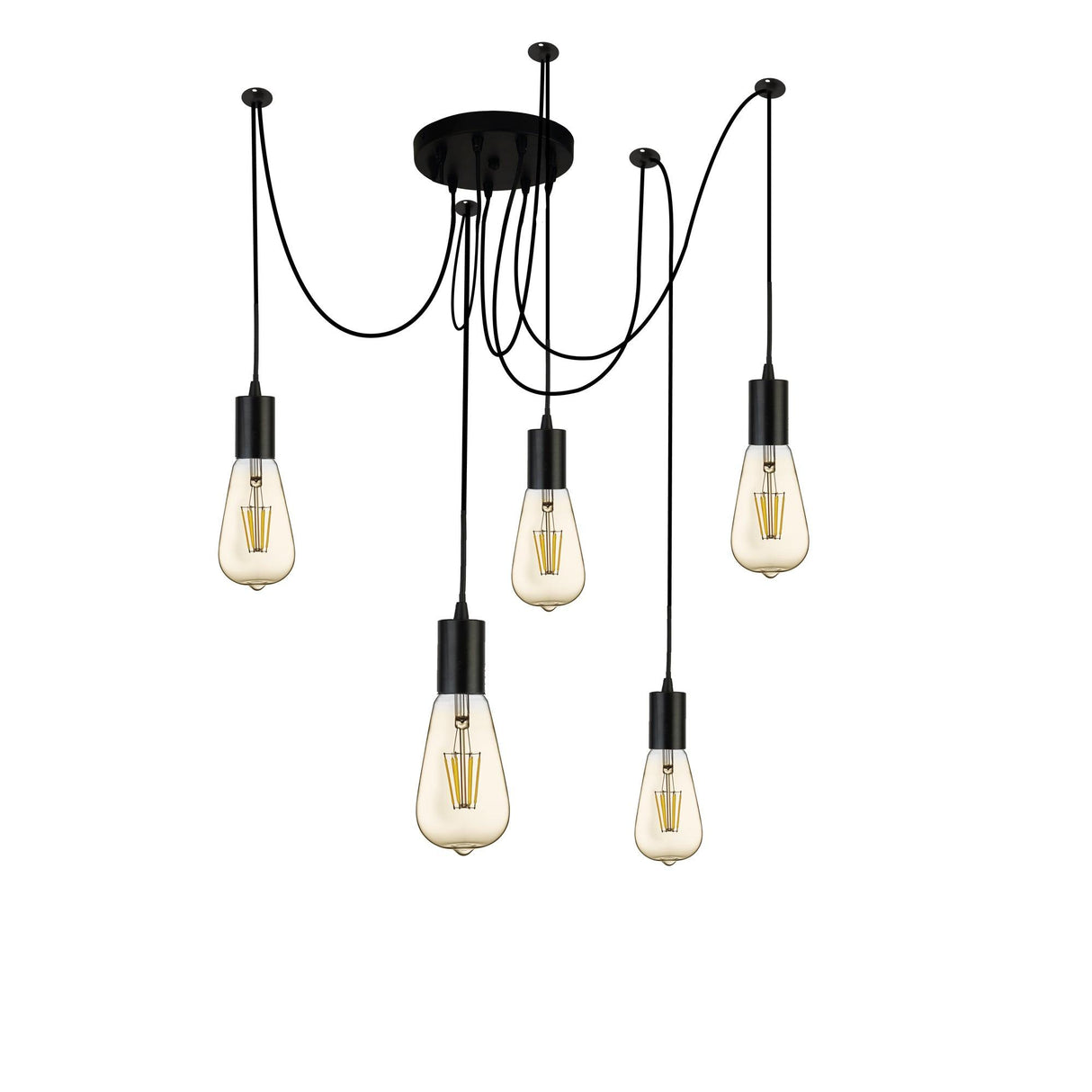 Searchlight - 9665-5BK - Pendant